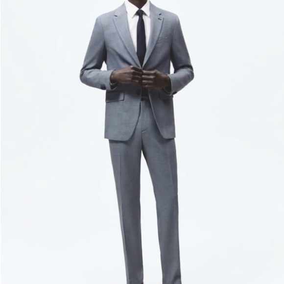 Zara Mens Suits And Jackets Zara Men's Grey Suit Set